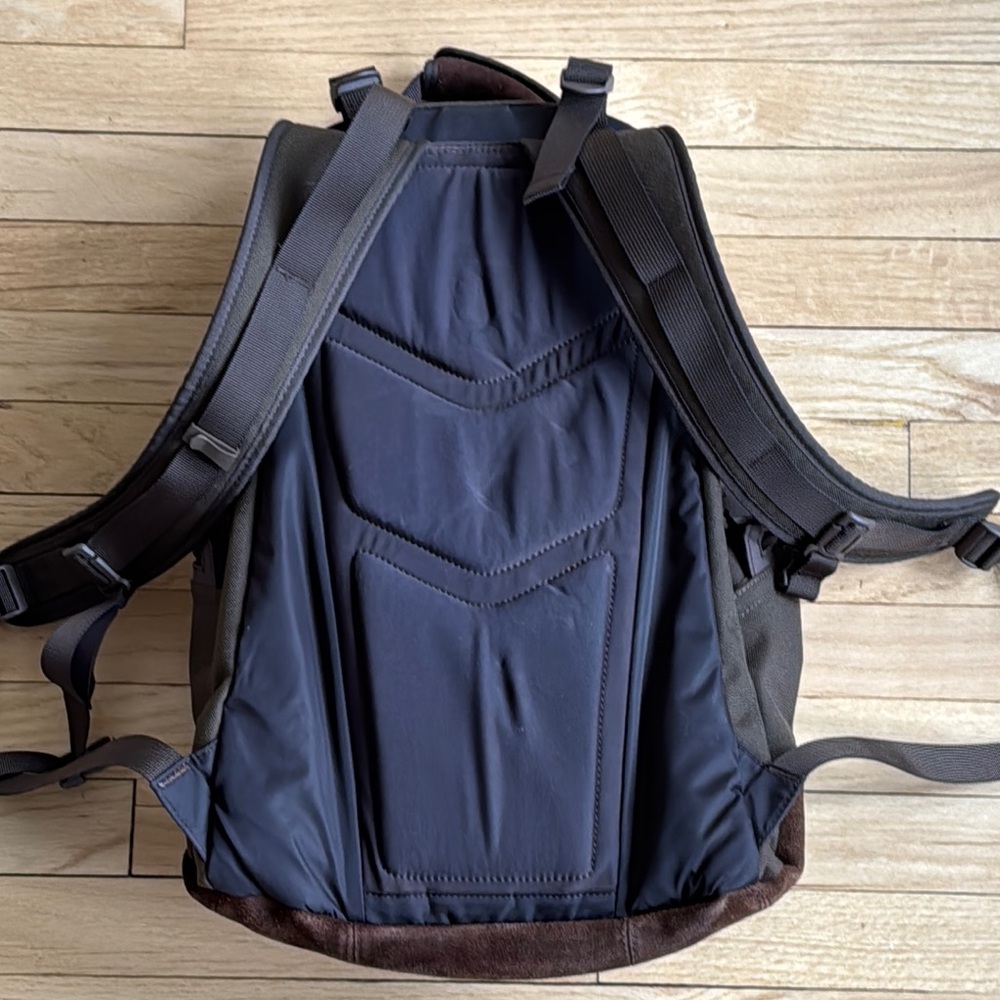 Visvim Brown And Black Backpack With Streamlined … - image 6